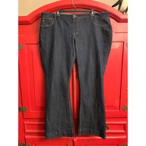 Loop Jeans 19 Flare Jeans Dark Denim Light Stretch Dressy Washed But Never Worn
